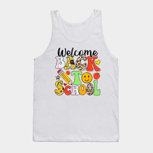 Teacher  Elementary  Welcome Back To School Tank Top